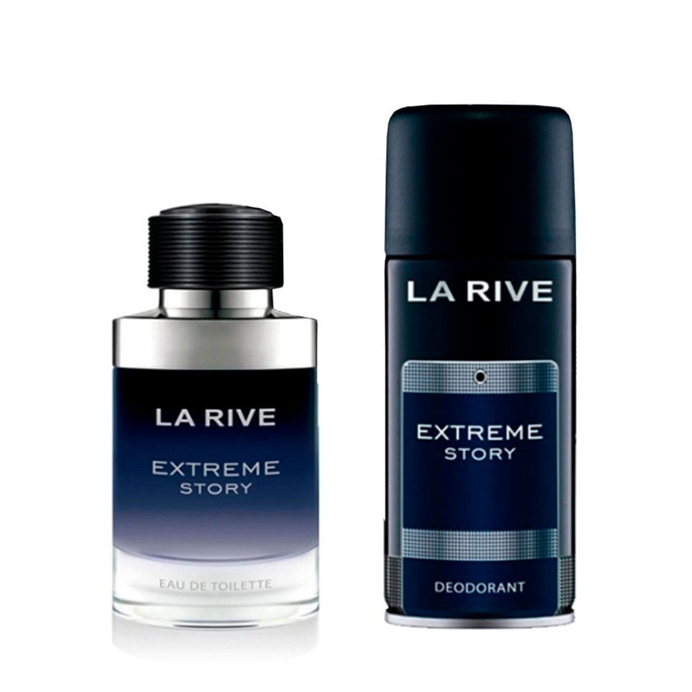 La Rive Kit Extreme Story Eau de Toilette 75ml + Desodorante 150ml