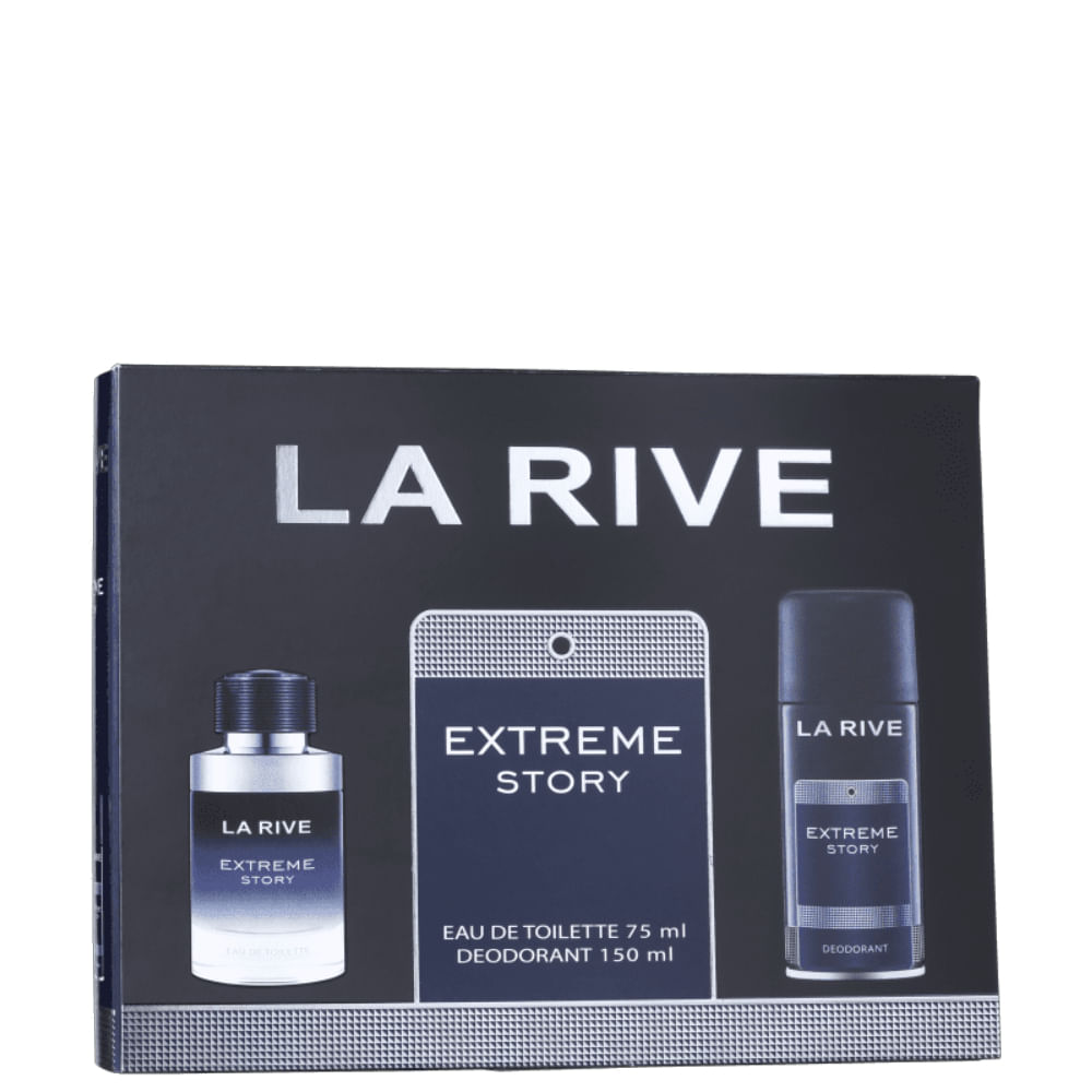 La Rive Kit Extreme Story Eau de Toilette 75ml + Desodorante 150ml