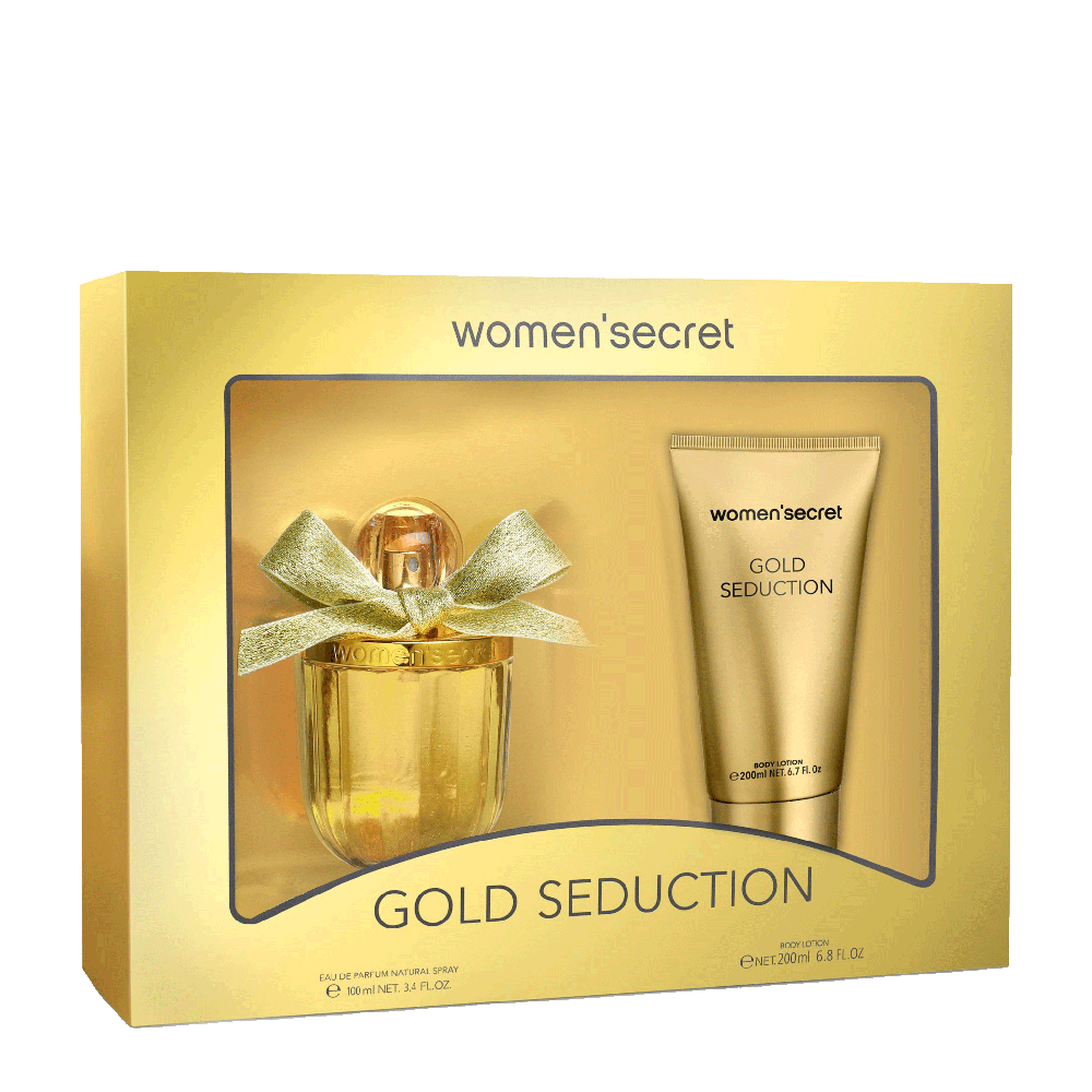 Women Secret Kit Gold Seduction Eau De Parfum 100ml + Body Lotion 200ml