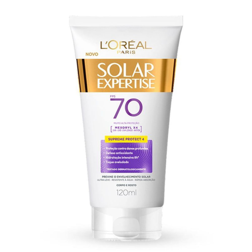 Protetor Solar L'oréal Expertise Supreme Protect 4 Fps 70 120ml