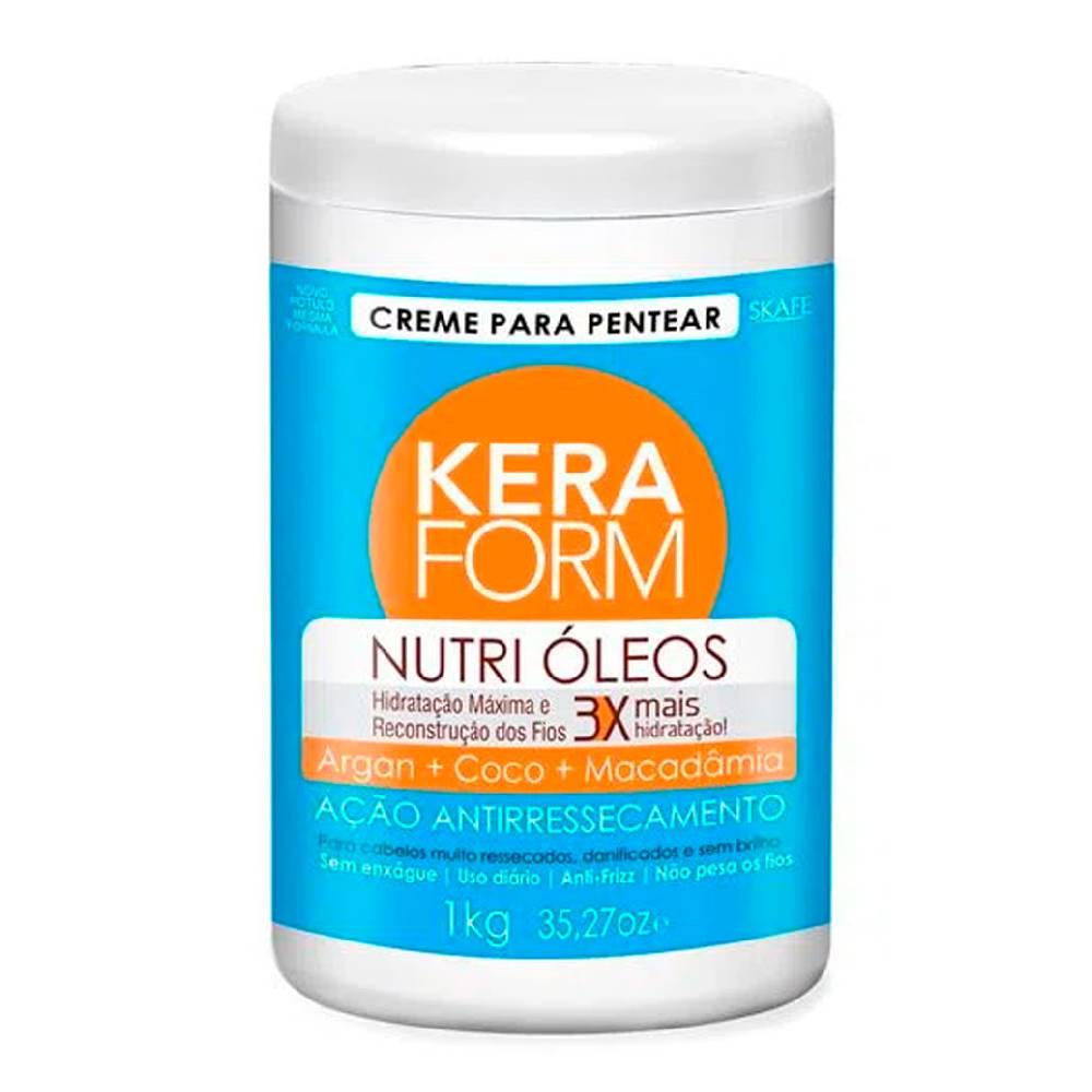 Creme Para Pentear Keraform Skafe Nutri Óleos 1Kg