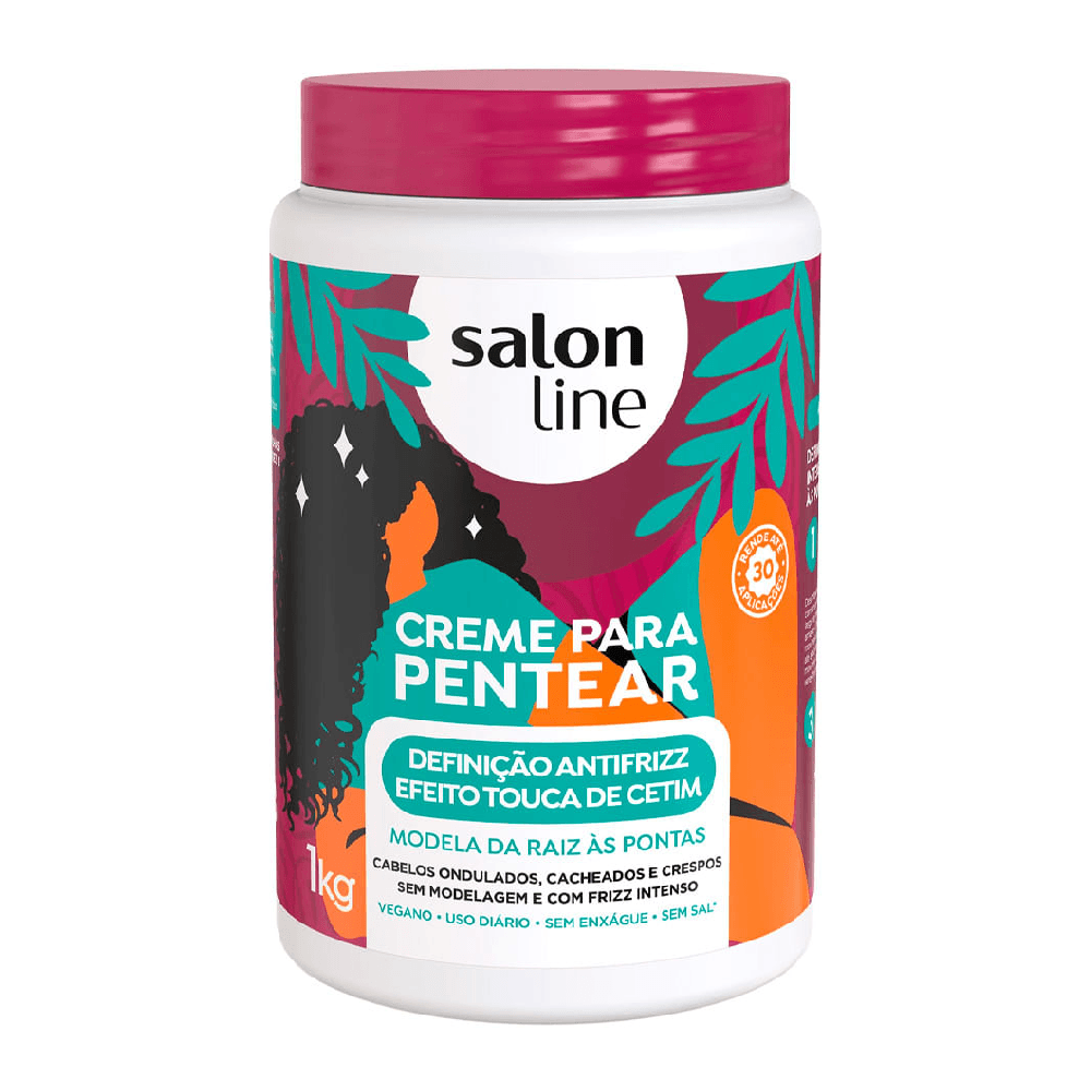 Creme Para Pentear Salon Line Definição Antifrizz 1Kg