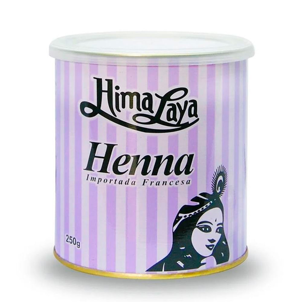 Tintura Henna Himalaya Em Pó Castanho Claro 250g