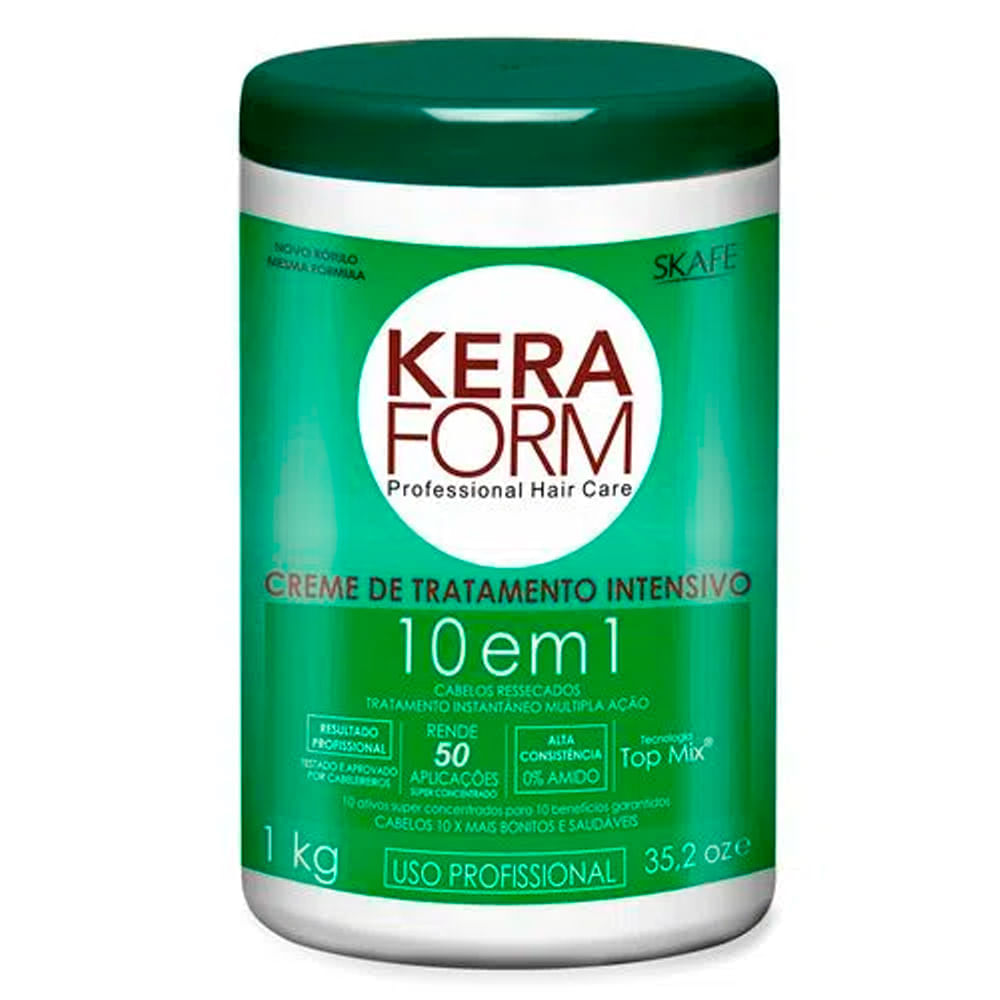 Máscara Capilar De Tratamento Intensivo Keraform Skafe 10 Em 1 1Kg
