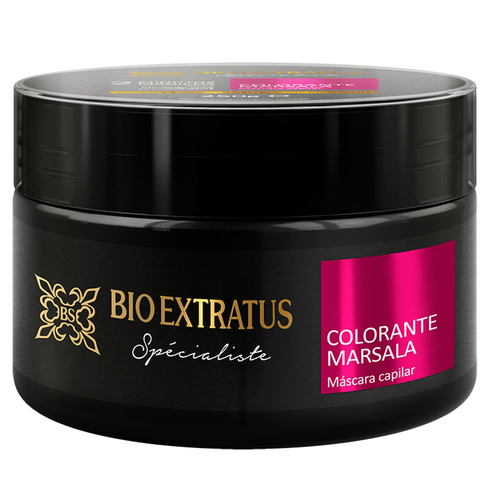 Máscara Colorante Bio Extratus 2 Minutos Mágicos Marsala 250g