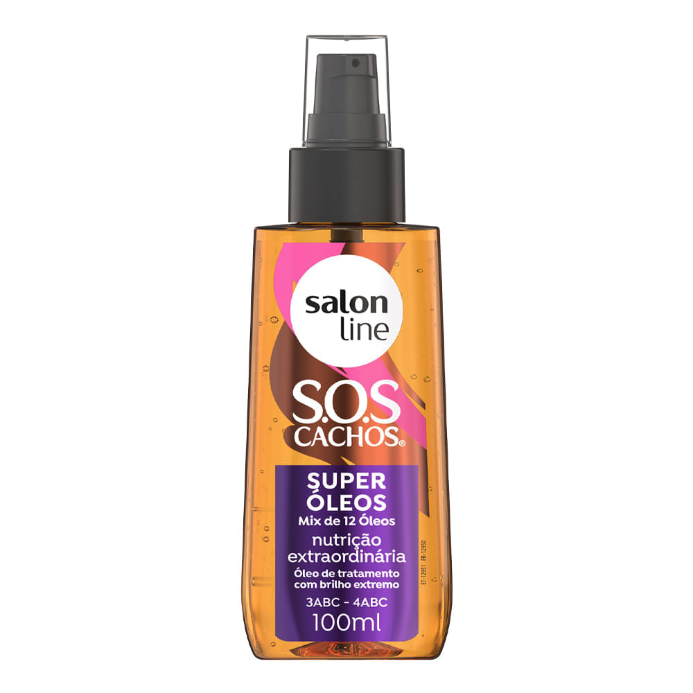 Óleo Capilar Salon Line Sos Super Óleos 100ml