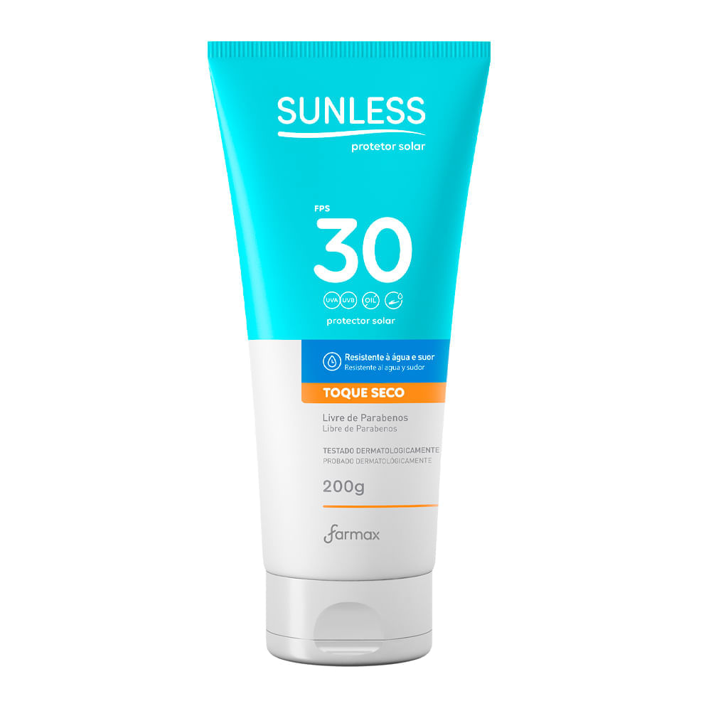 Protetor Solar Sunless Toque Seco FPS30 200g