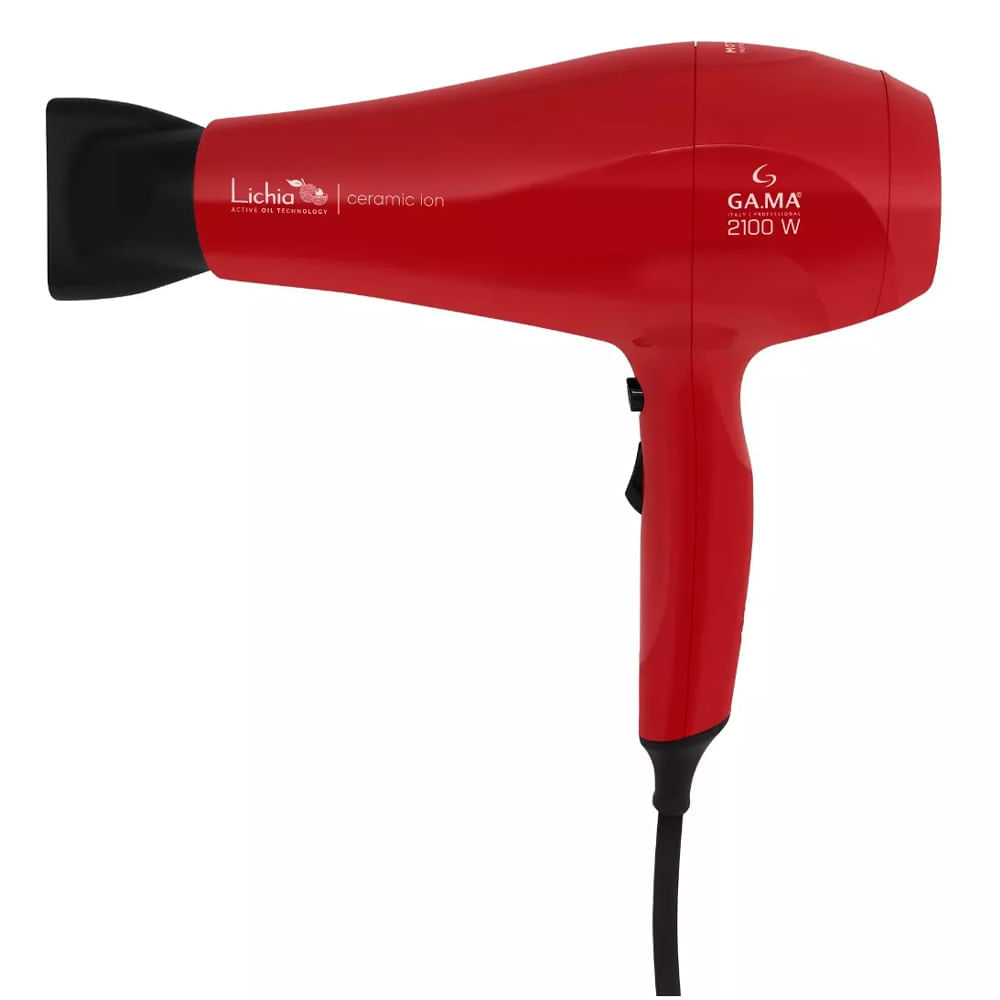 Secador De Cabelo Gama Lichia Ceramic Íon 2100W 127V Com Difusor