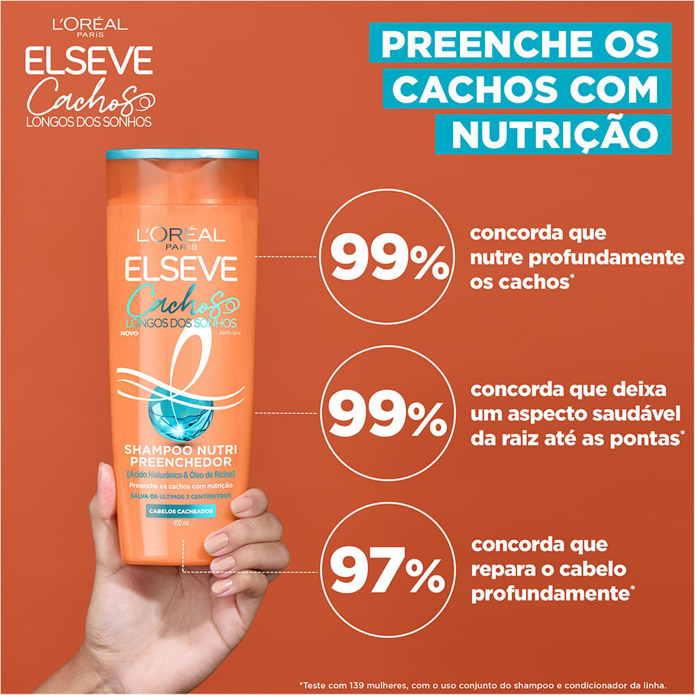 Kit Elseve Cachos Dos Sonhos 3 Produtos