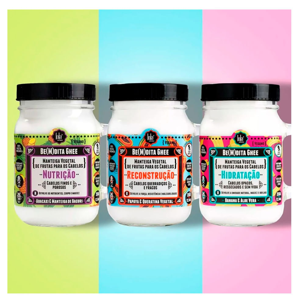 Manteiga Capilar Lola Be(M)dita Ghee Reconstrução 350g