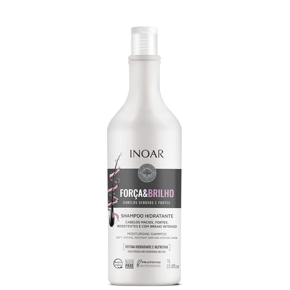 Kit Shampoo + Condicionador Inoar Força E Brilho