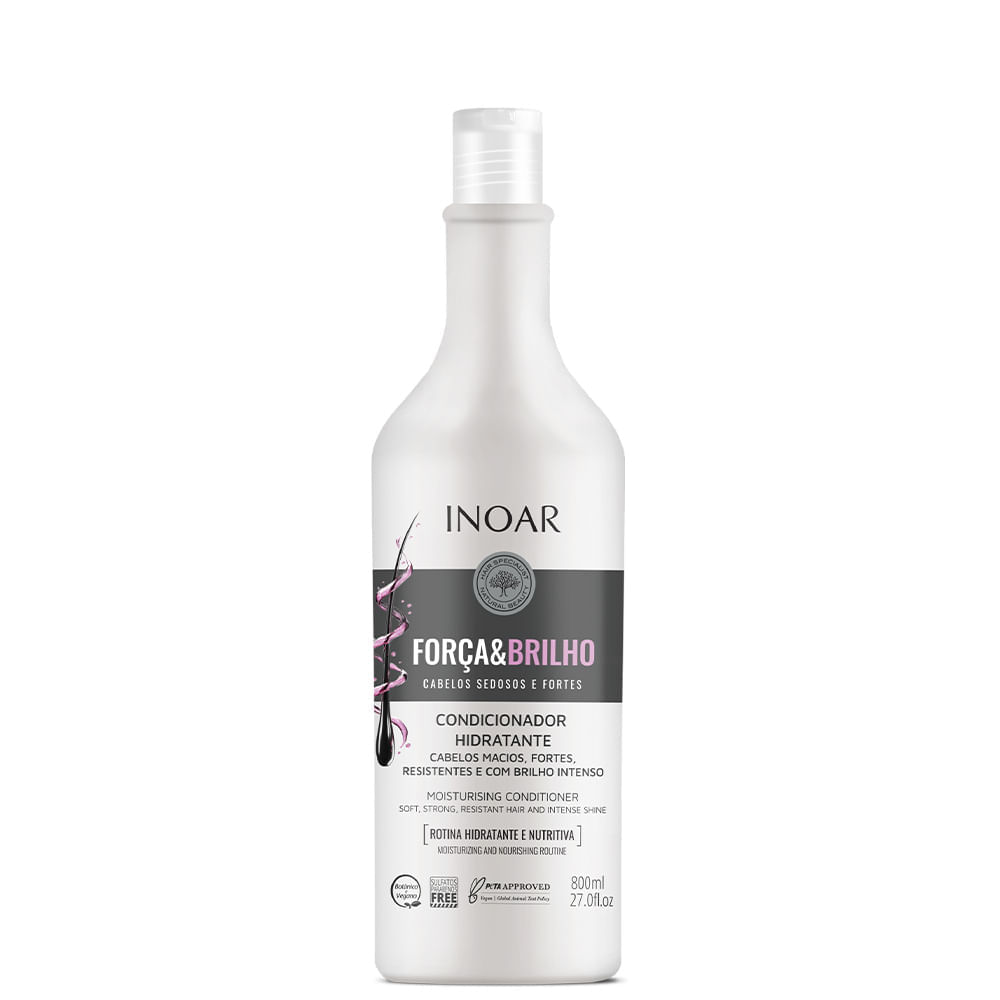 Kit Shampoo + Condicionador Inoar Força E Brilho