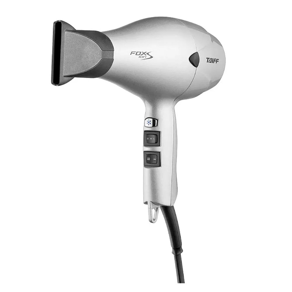 Secador de Cabelo Taiff Fox Ion S Prata 2100W 220V