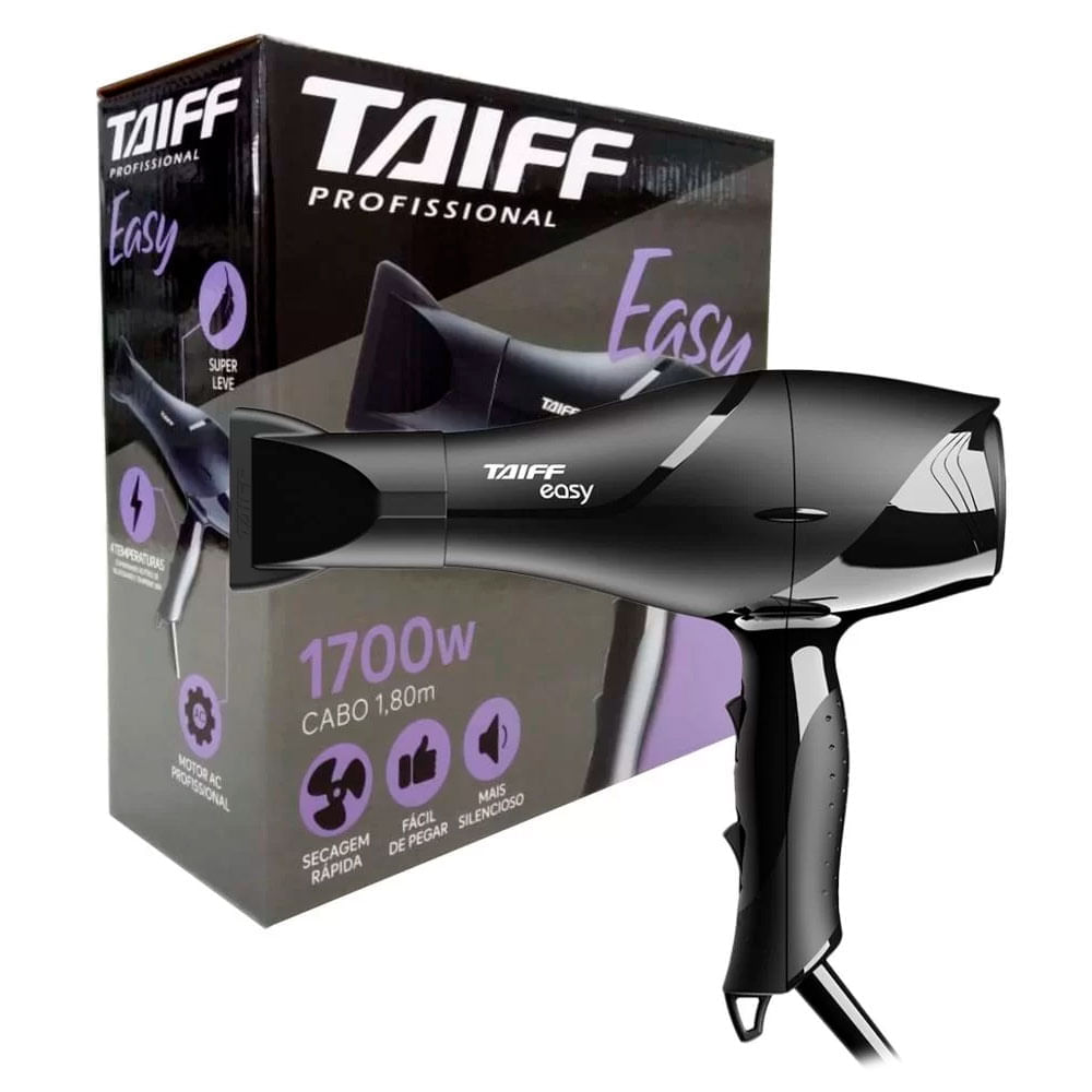 Secador de Cabelo 1700w 220v Taiff Easy