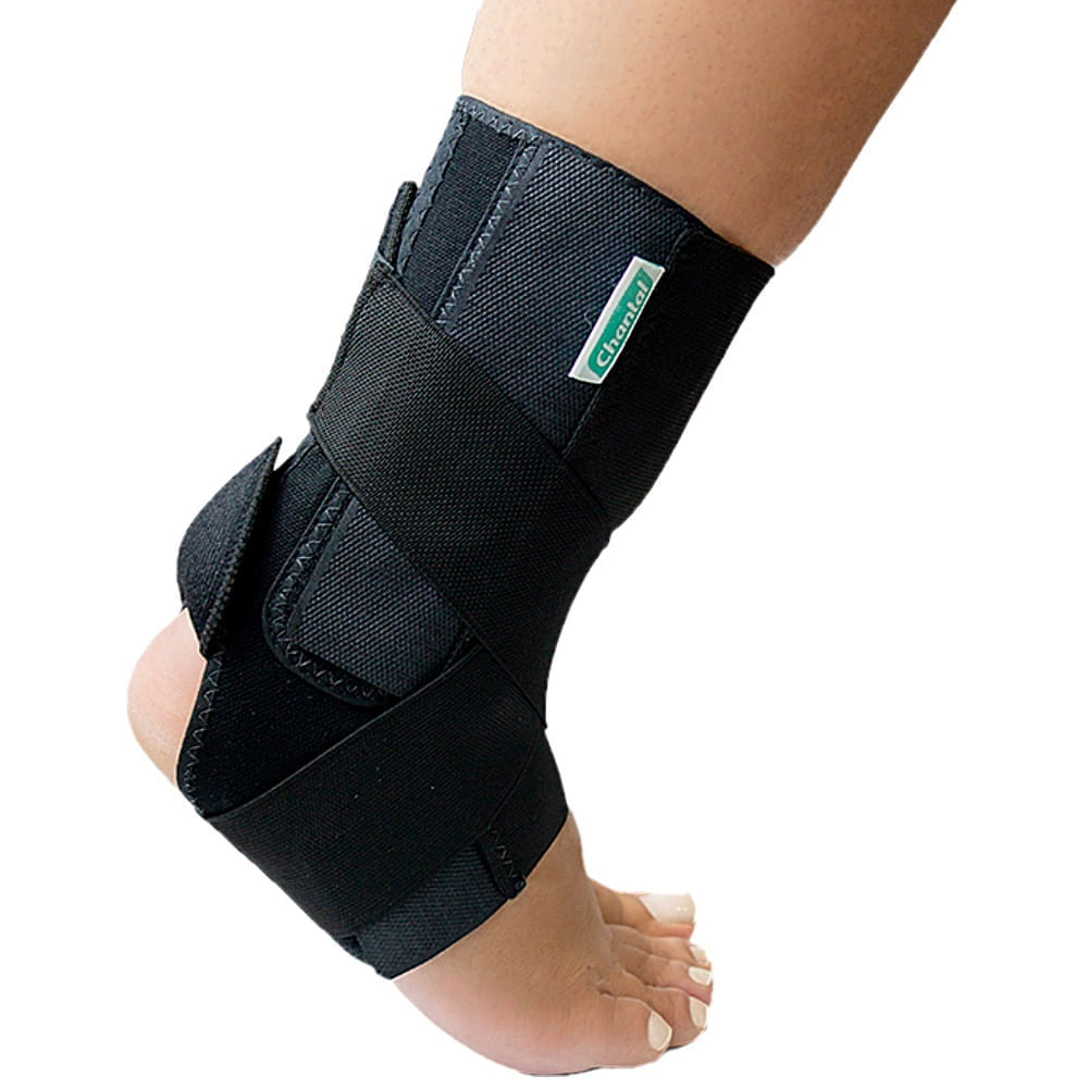 Estabilizador Tornozelo Bilateral Chantal Preto Tamanho M