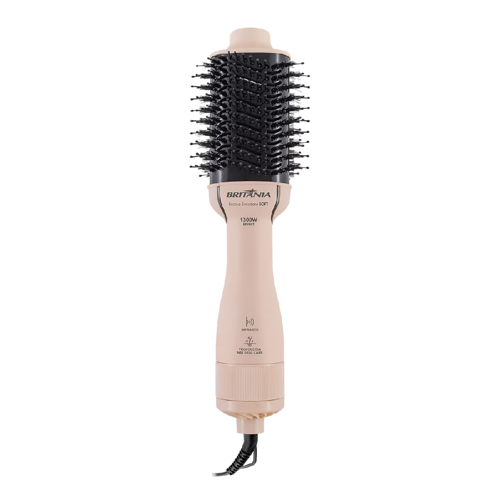 Escova Secadora Britânia BEC07R Soft 4 em 1 1300W Bivolt