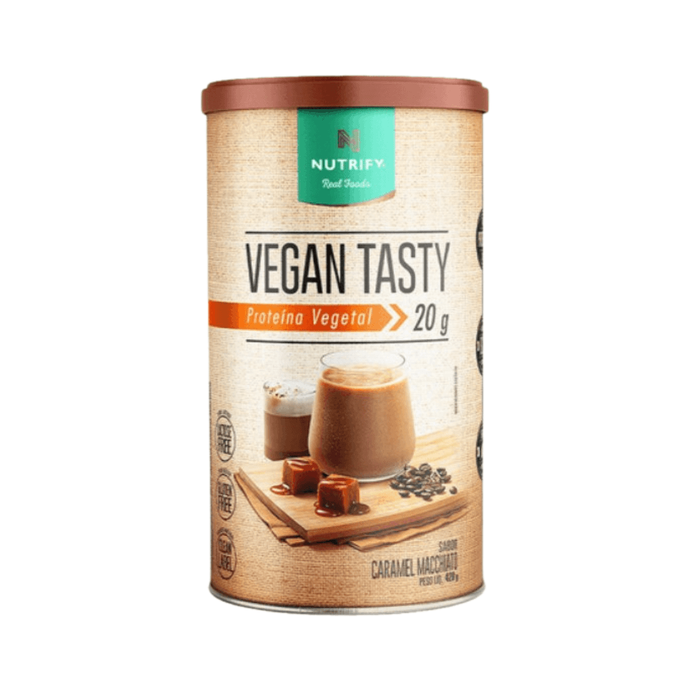 Proteína Vegana Vegan Tasty Caramel Macchiato 420g Nutrify