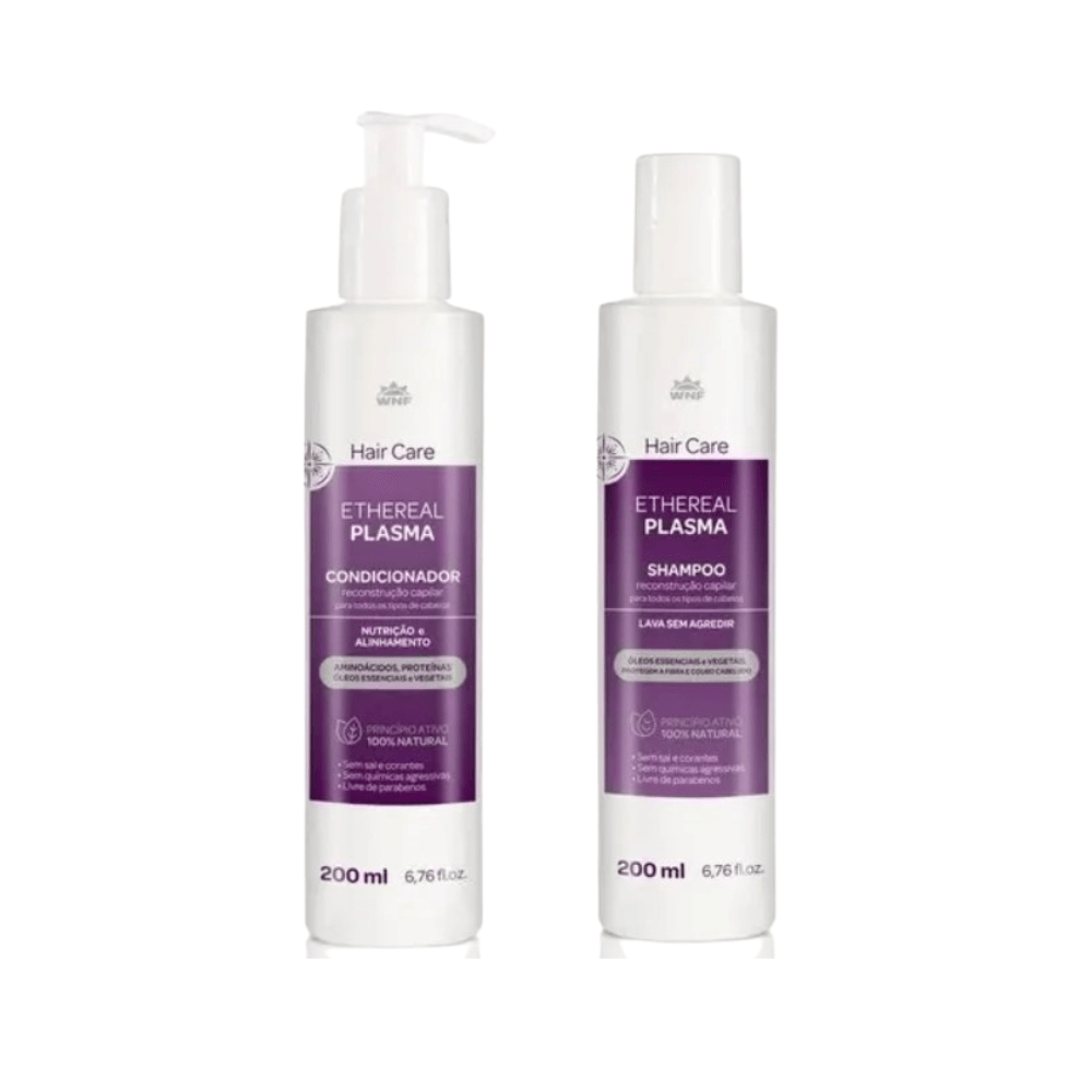 Kit Shampoo + Condicionador Hair Care Ethereal Plasma 200ml WNF