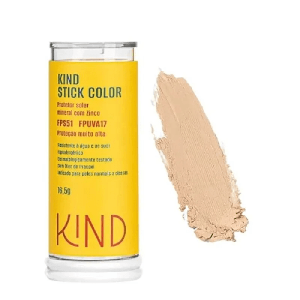 Protetor Solar Mineral Natural Stick Color Kind Fps51 Fpuva17 Kind K30 16,5g