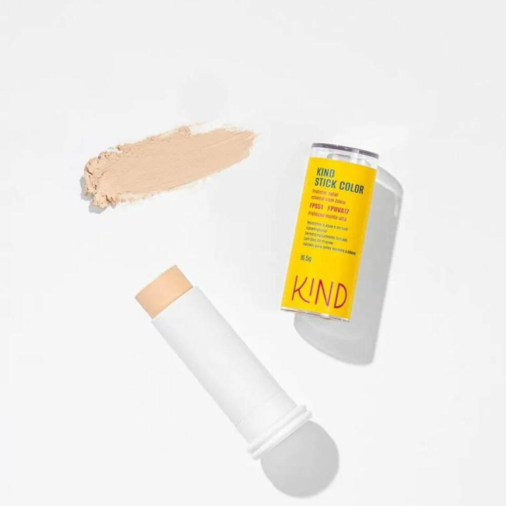 Protetor Solar Mineral Natural Stick Color Kind FPS51 FPUVA17 K10