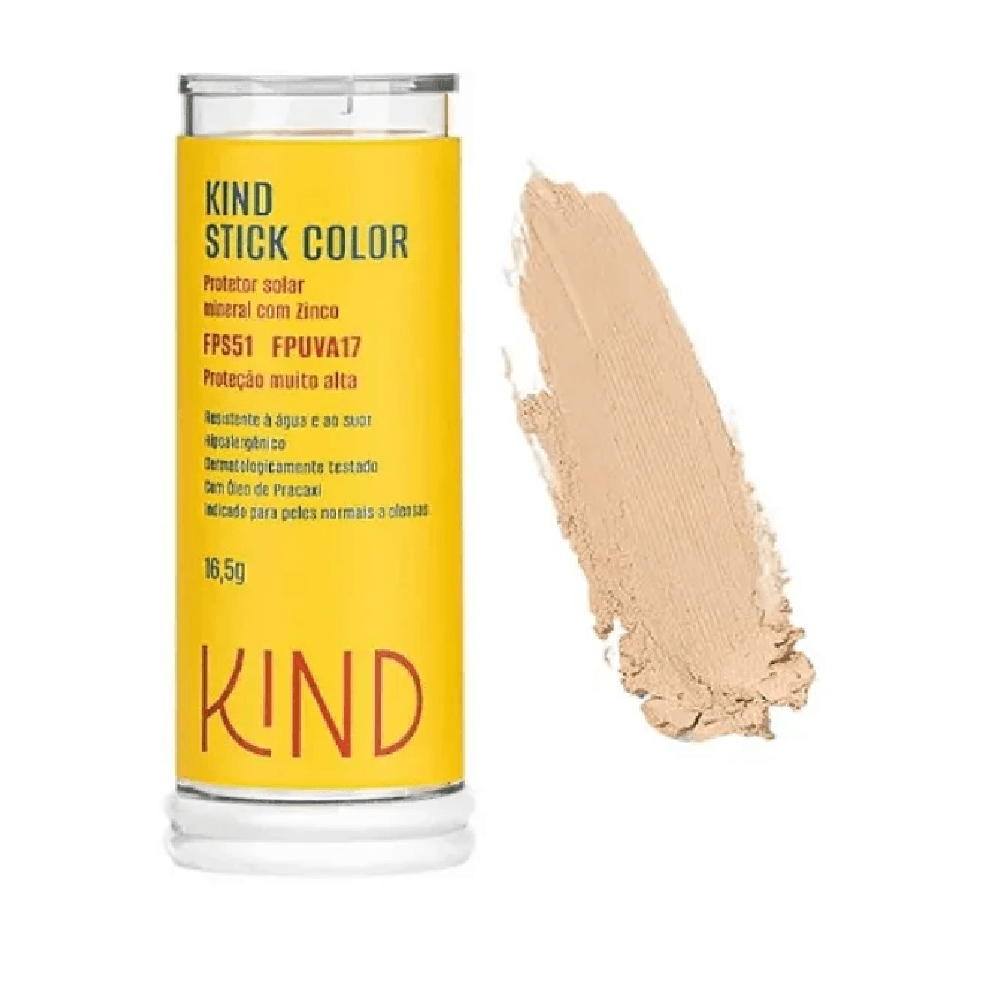 Protetor Solar Mineral Natural Stick Color Kind Fps51 Fpuva17 Kind K20 16,5g