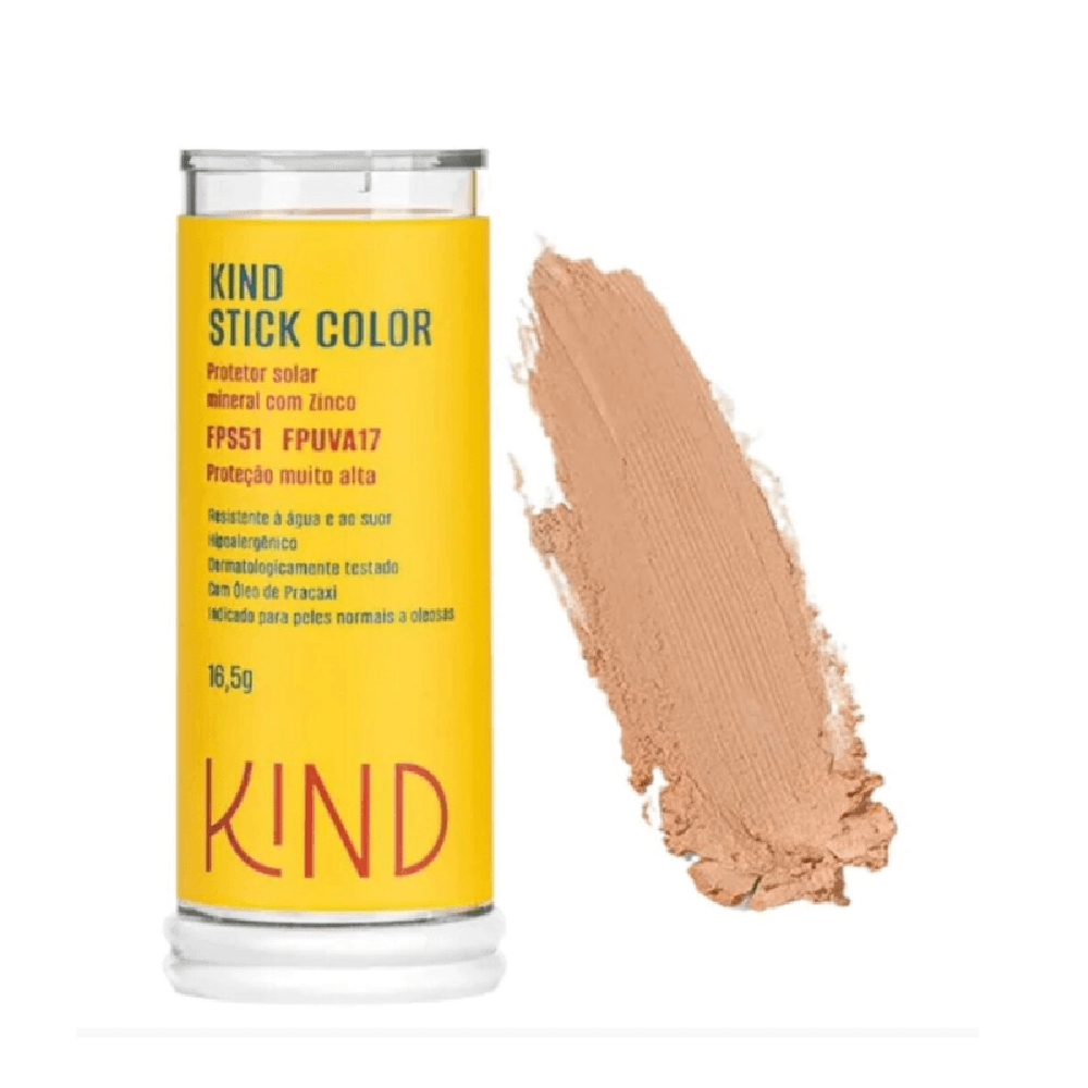 Protetor Solar Mineral Natural Stick Color Kind Fps51 Fpuva17 Kind K50 16,5g