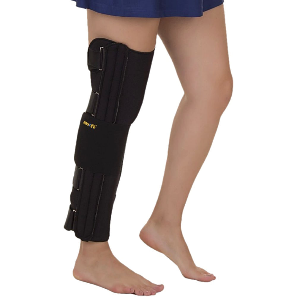 Imobilizador De Joelho Artipé Largo 50cm Preta