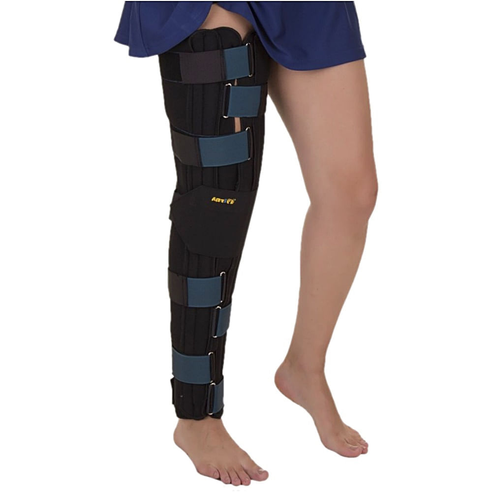 Imobilizador De Joelho Artipé Estreito 70cm Preta