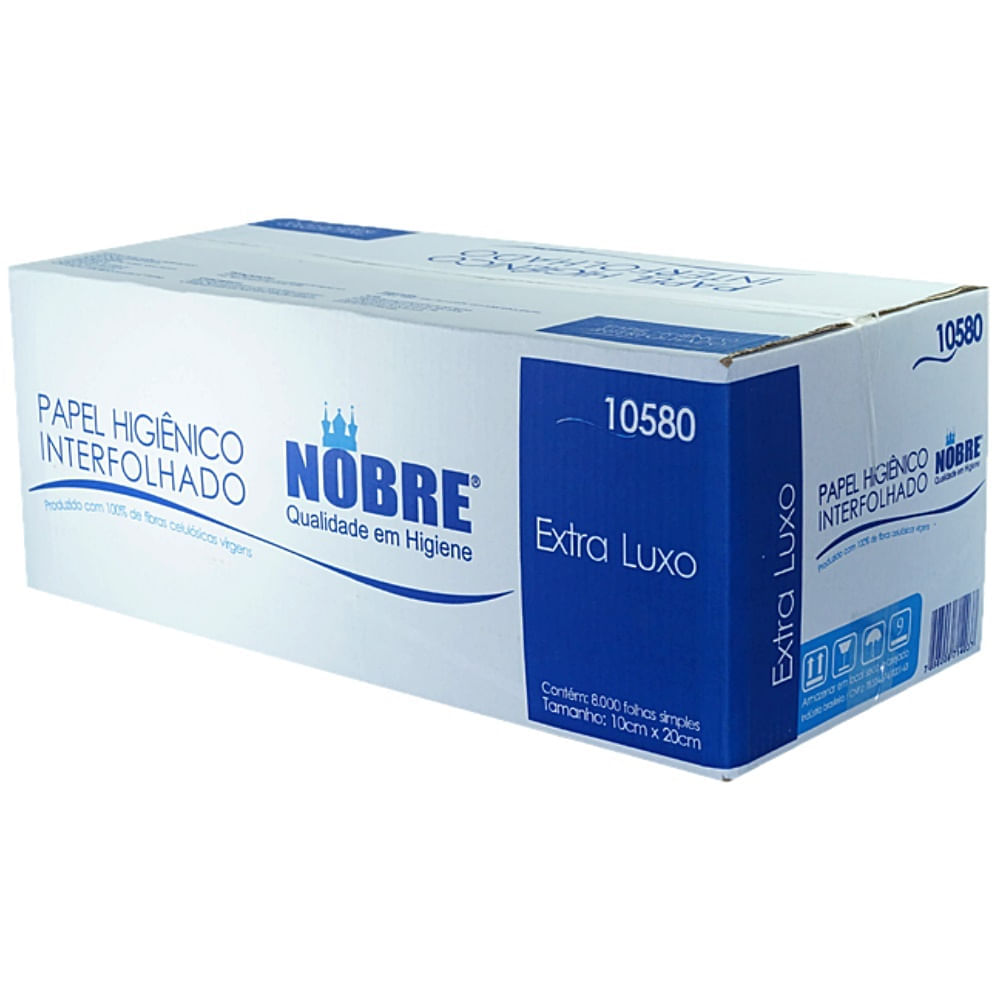Papel Higiênico Interfolhado Cai-Cai Extra Luxo-8.000 folhas