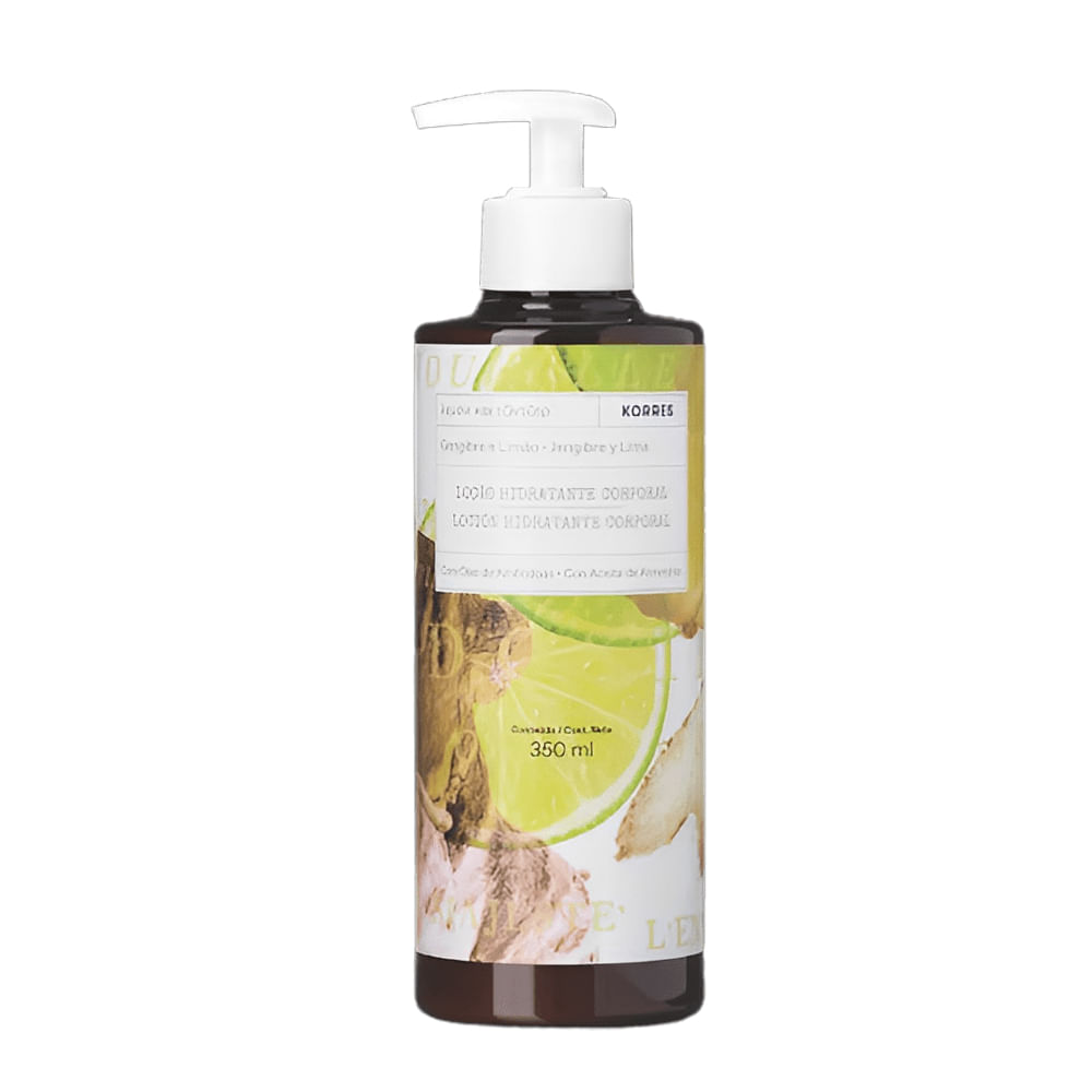 Creme Hidratante Corporal Korres Gengibre E Limão 350ml