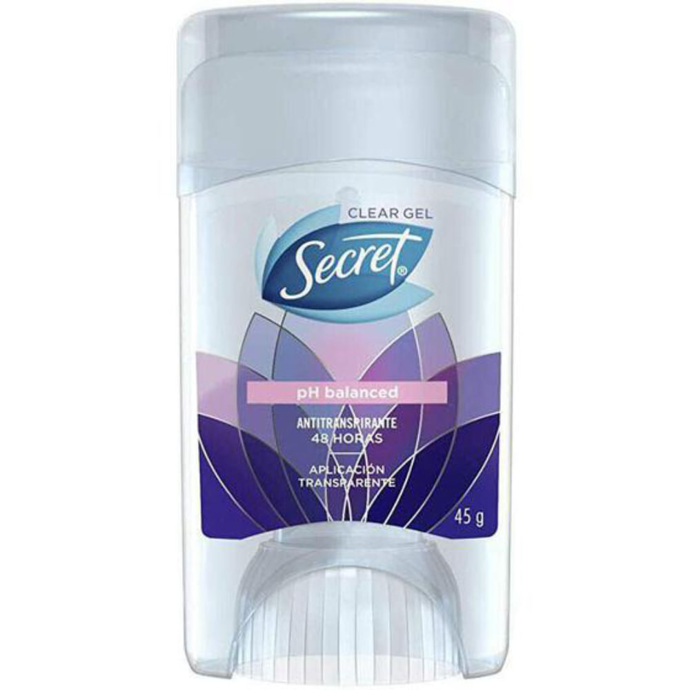 Desodorante  Secret Ph Balanced Clear Gel 48h 45g