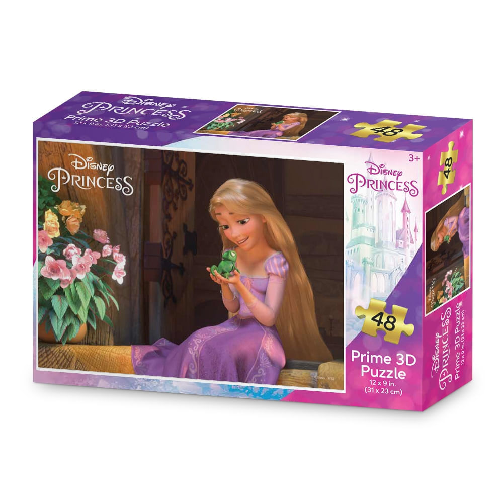 Quebra Cabeça 3D Rapunzel Multikids 48 Peças BR2033