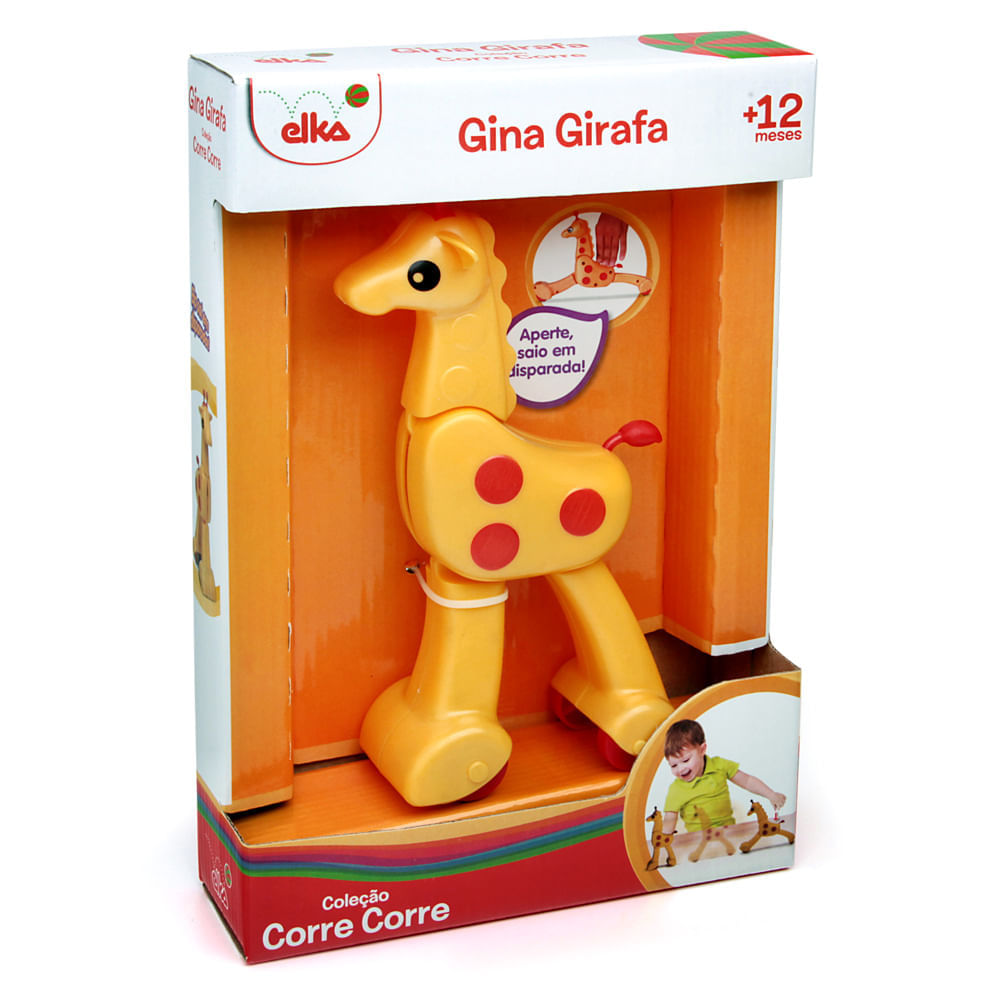 Brinquedo Educativo Gina Girafa Elka