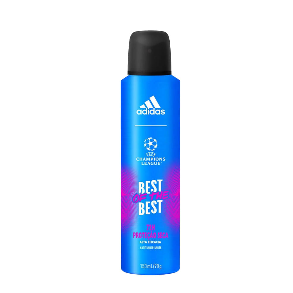 Desodorante Masculino Aerosol Uefa Best Of The Best Adidas 150ml