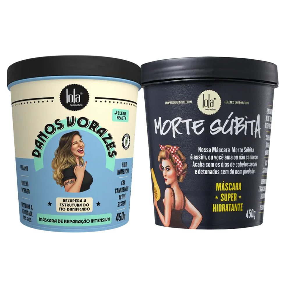 Kit Lola Cosmetics Danos Vorazes + Morte Súbita 2 Produtos