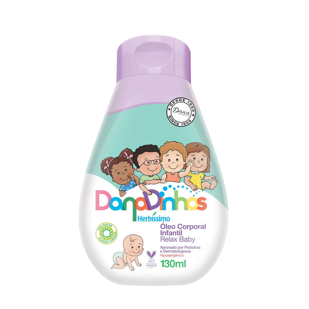 Óleo Corporal Infantil Herbíssimo Danadinhos Relax 130ml