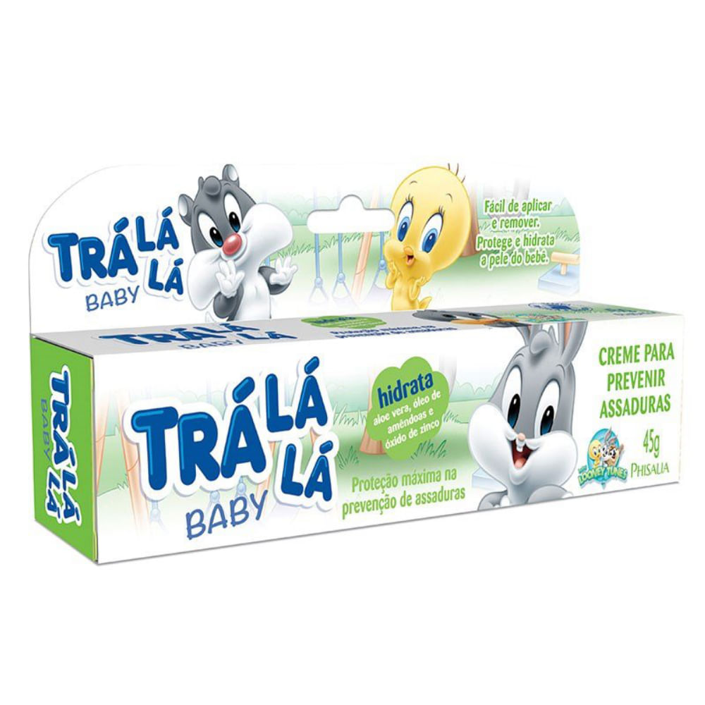 Creme  Para Prevenção De  Assaduras Trálálá Hidrata 45g