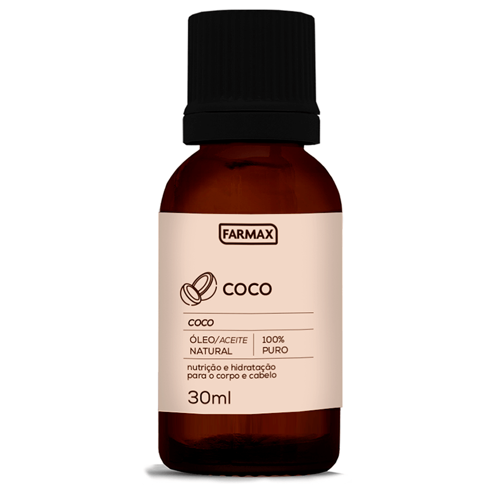 Óleo Capilar e Corporal Farmax Coco Puro 30ml