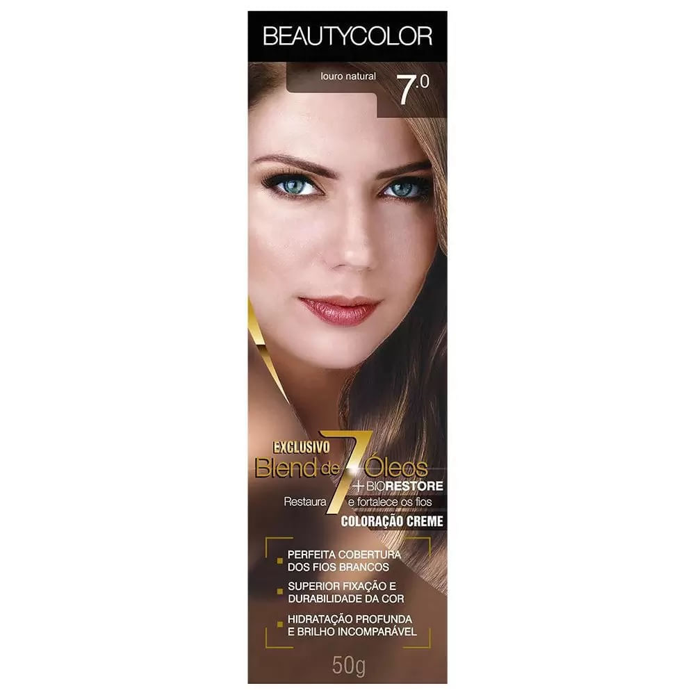 Tintura Beauty Color Louro Natural 7.0