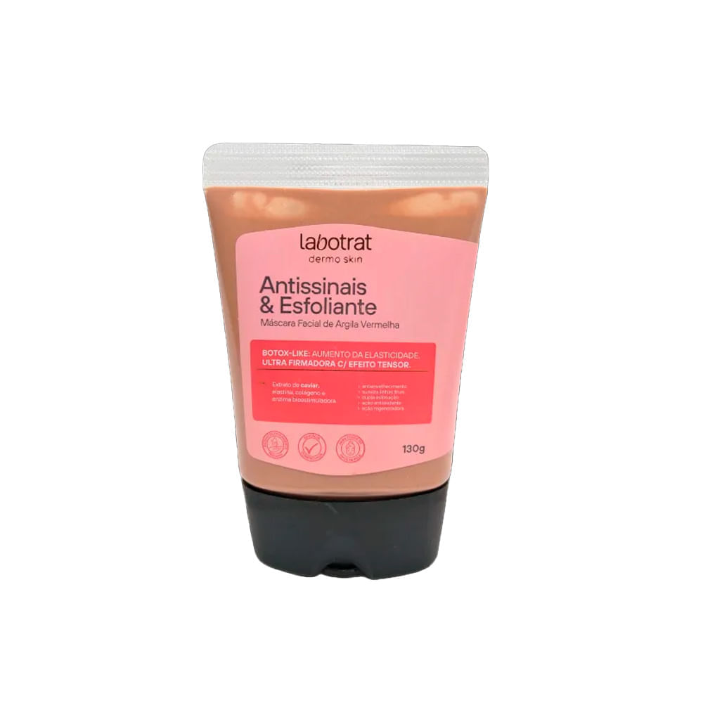 Máscara Facial Antissinais E Esfoliante Labotrat 130g