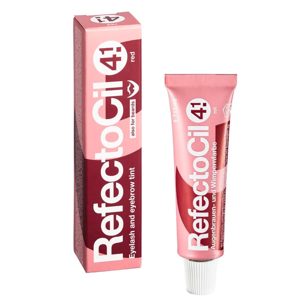 Tintura Creme Refectocil Vermelho Radiante 4.1