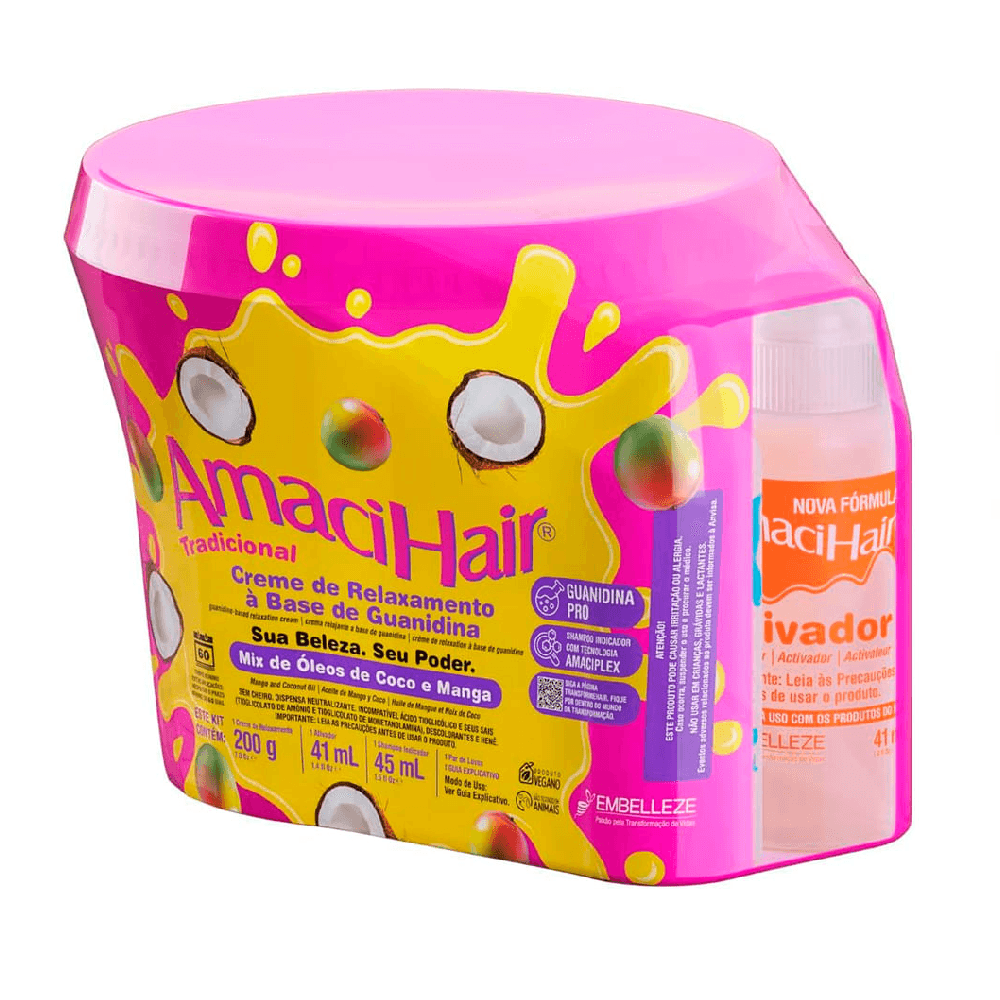Creme Relaxante AmaciHair Ouse e Brilhe 200g