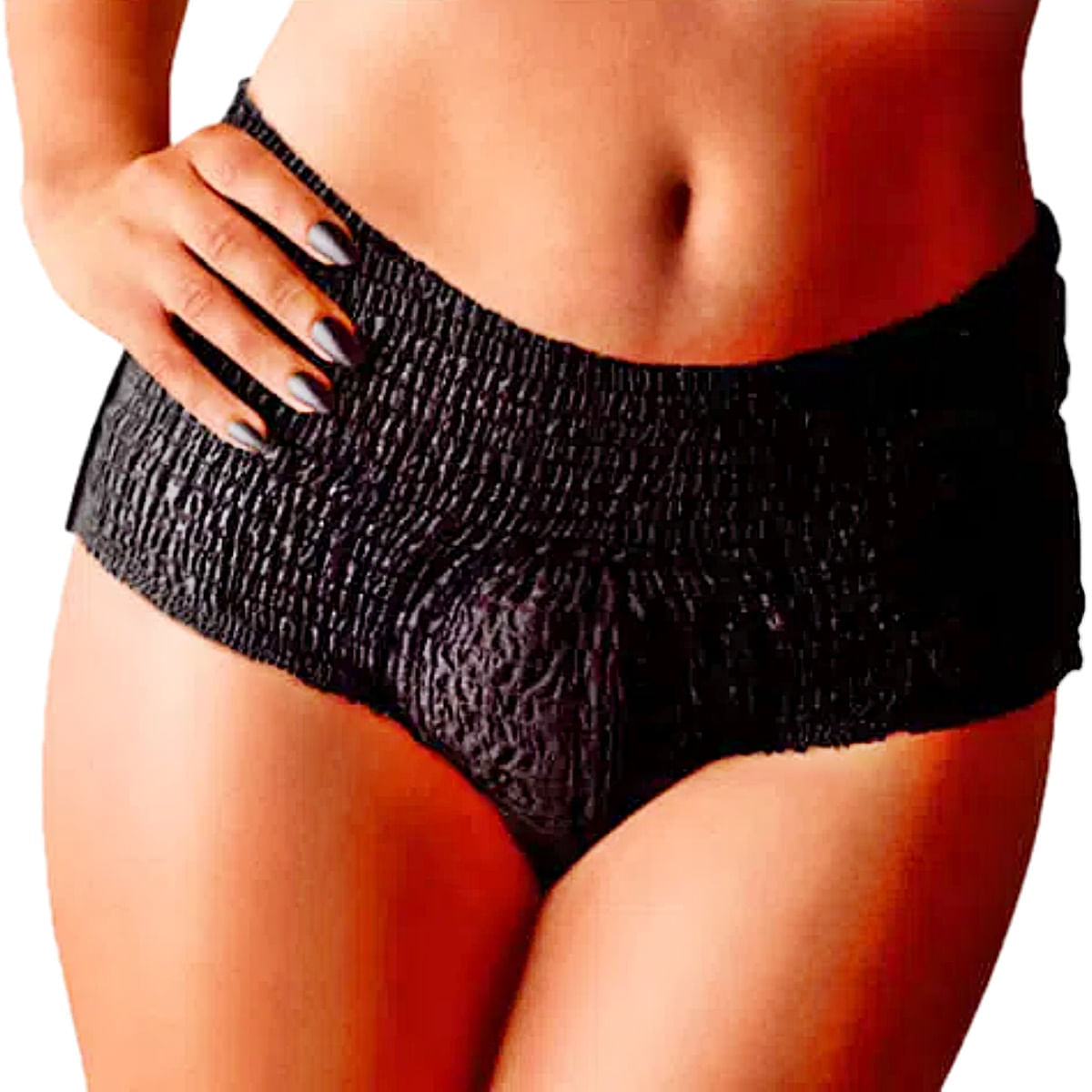Roupa Íntima Descartável Tena Pants Discreet Black G/EG 16 unidades