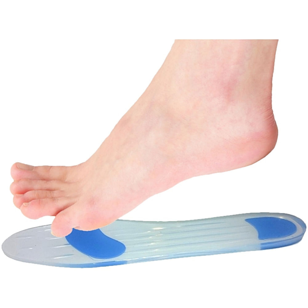 Palmilha Silicone com Ponto Azul Especial Tamanho 34/35 Par