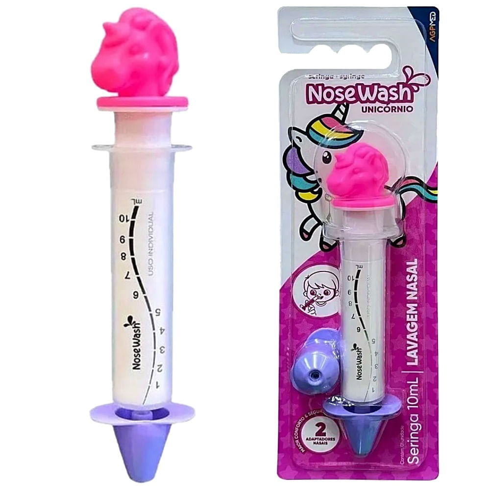 Seringa Para Lavagem Nasal Nosewash Unicórnio 10ml