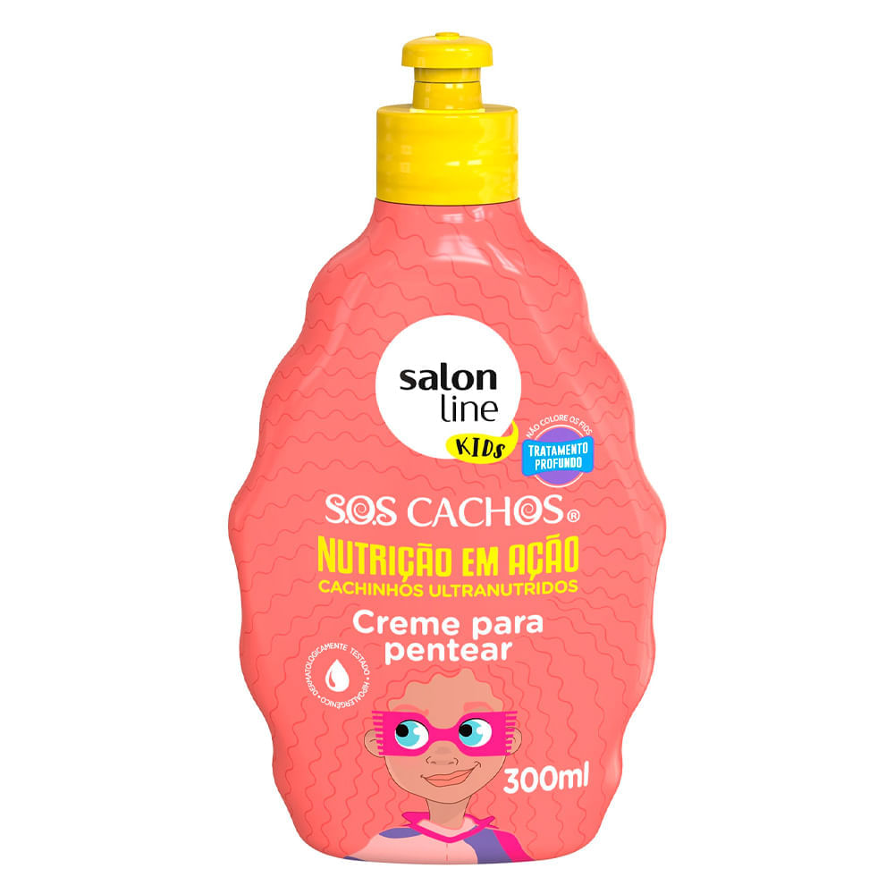 Ativador Cachos Salon Line Kids Sos Cachos Kids Nutrição Em Ação 300ml