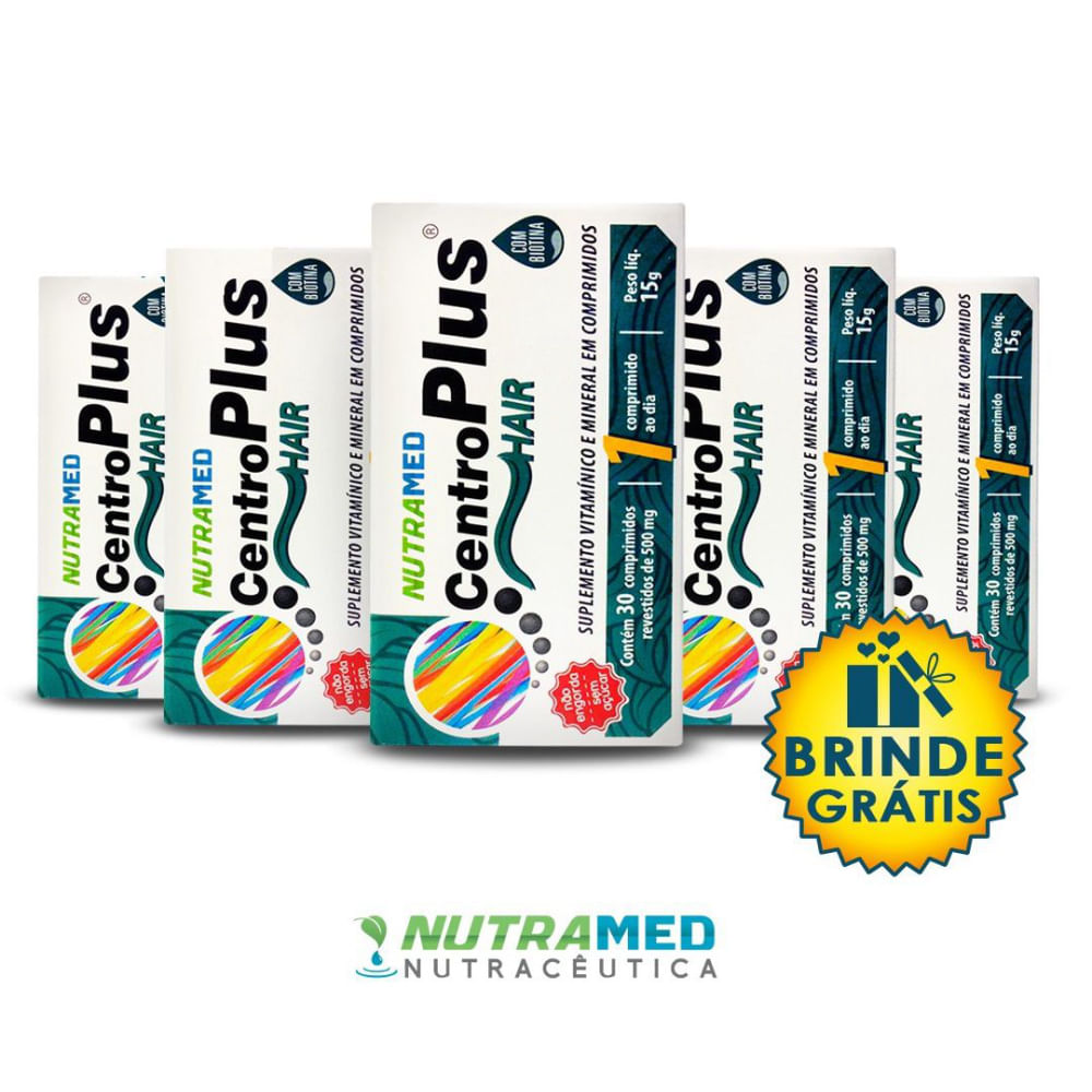 Centroplus Hair KIT Com 5 Unidades