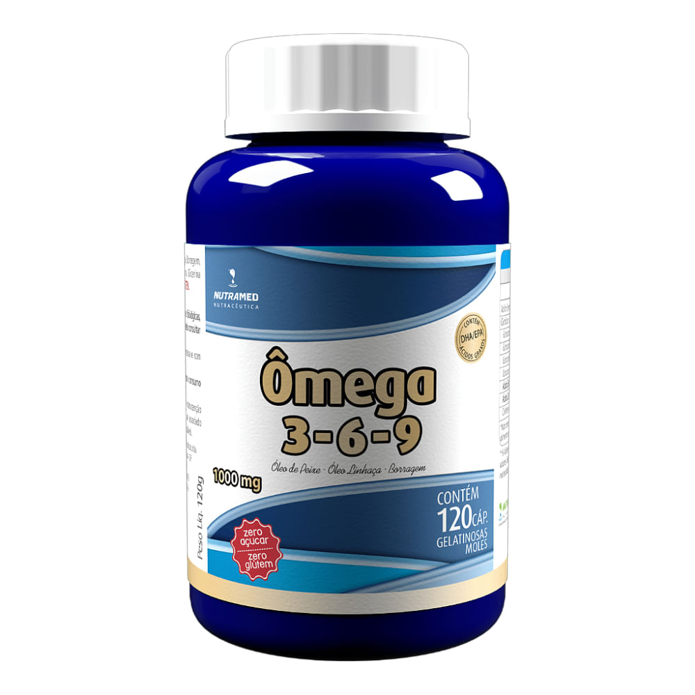 Ômega 369 Com 120 Cápsulas