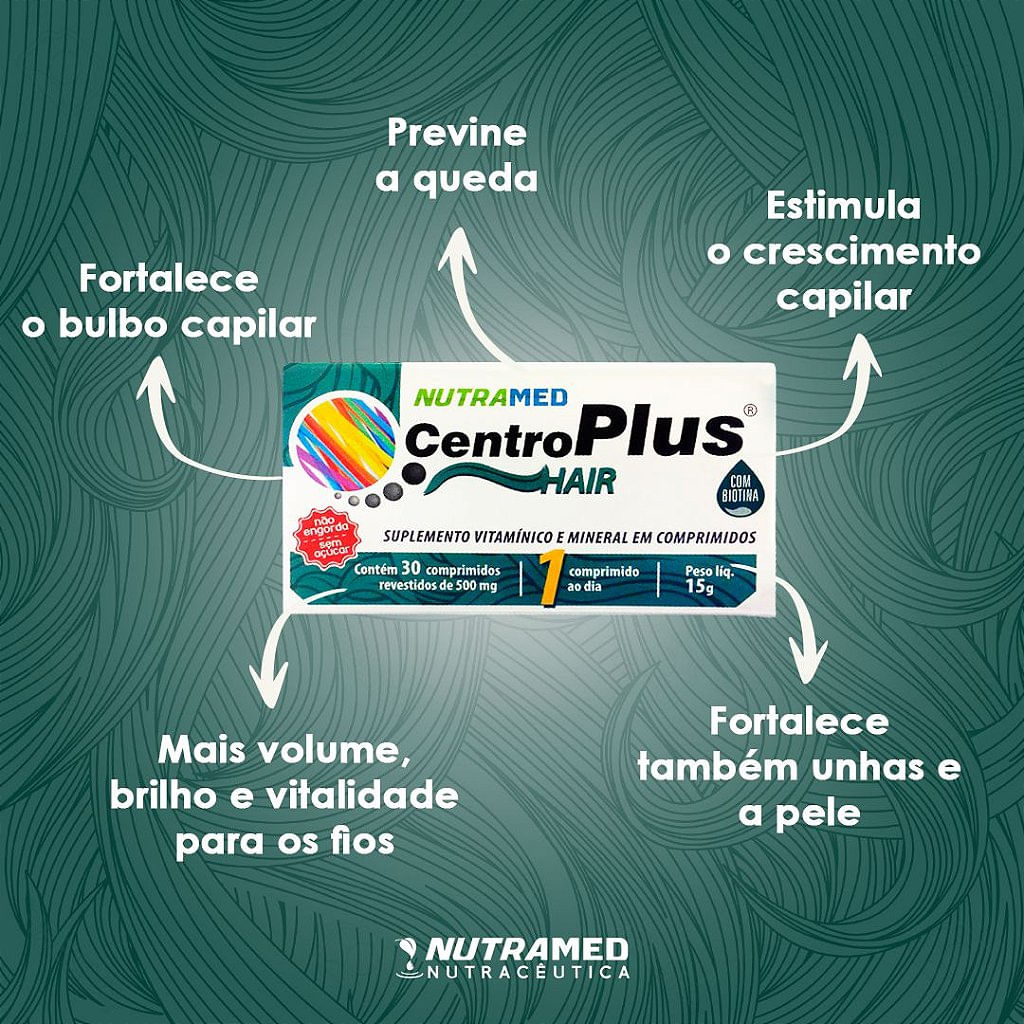 Centroplus Hair KIT Com 3 Unidades