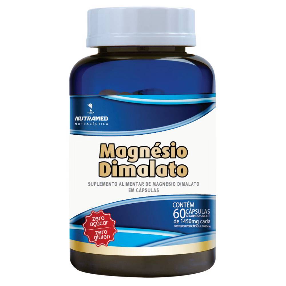 Magnésio Dimalato 60 Cápsulas